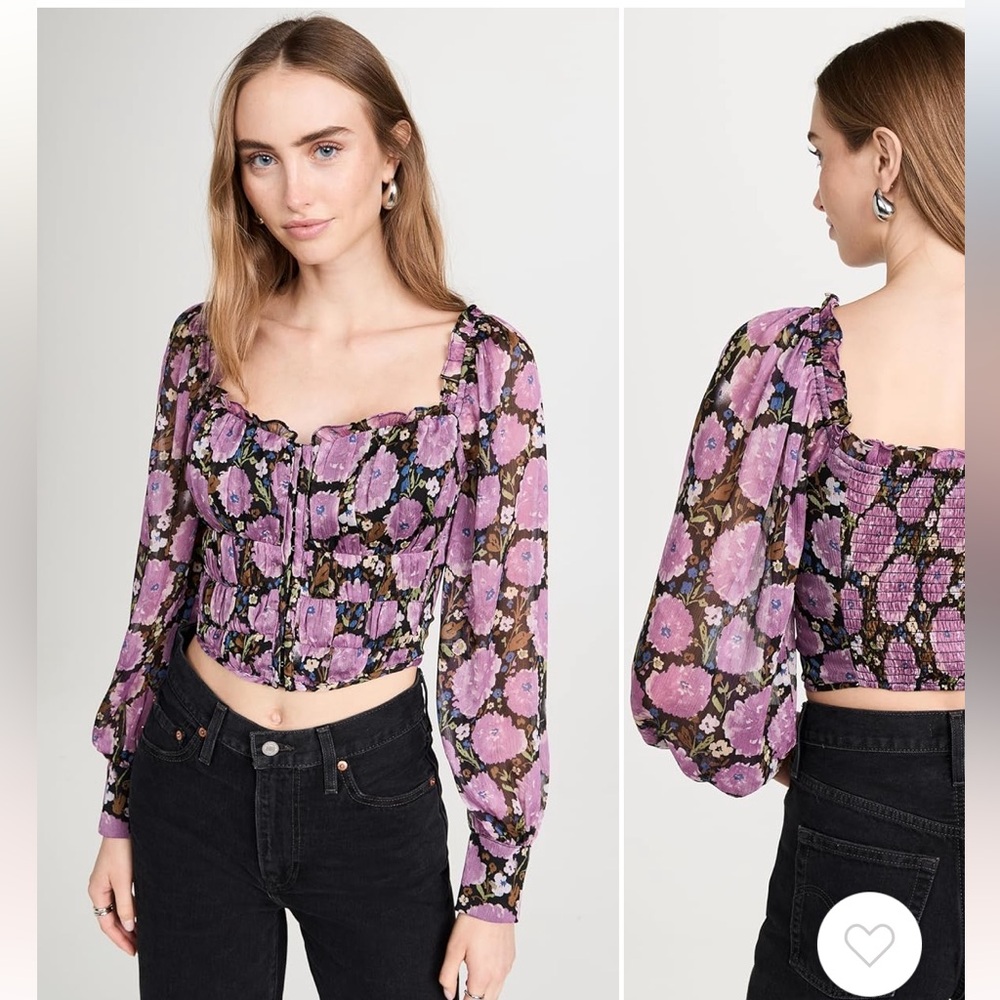 ASTR the Label Amber Top NWT